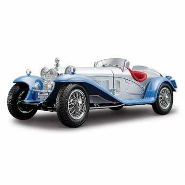 Modelauto alfa romeo 8c 2300 spider zilver 1:18