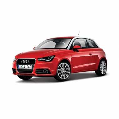 Modelauto audi a1 rood schaal 1:24/16 x 7 x 6 cm