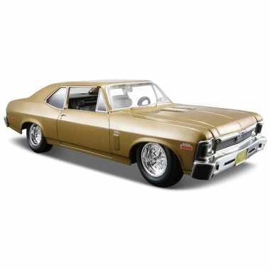 Modelauto chevrolet nova ss 1:24