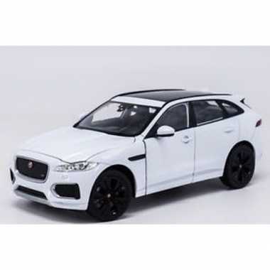 Modelauto jaguar f-pace wit 1:34