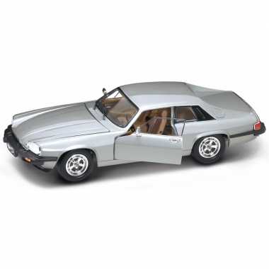 Modelauto jaguar xjs zilver 1:18