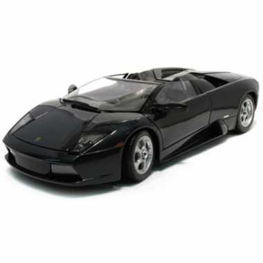 Modelauto lamborghini murcielago roadster zwart 1:18