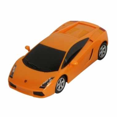 Speelgoed oranje lamborghini gallardo auto 16 cm