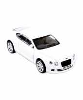 Modelauto bentley continental gt die cast wit