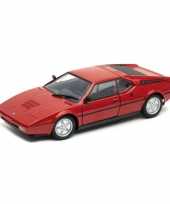 Modelauto bmw m1 1987 rood schaal 1 24 18 x 7 x 5 cm