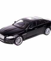 Modelauto jaguar xj 2010 zwart schaal 1 24 21 x 8 x 6 cm