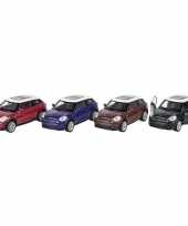 Modelauto mini cooper s paceman bruin 11 cm