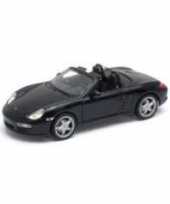 Modelauto porsche boxster s cabriolet 2012 zwart schaal 1 24 18 x 7 x 5 cm